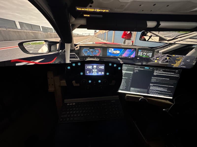 Simulator Cockpit Pulling Live iRacing Telemetry via Python Companion Script